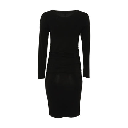 Black Maternity Midi Dress