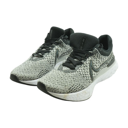 React Infinity Run Flyknit 3 Gray Low Top Athletic Shoes