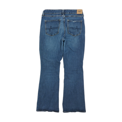 Blue Short Bootcut Jeans