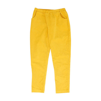 Mustard Solid Chino Pants