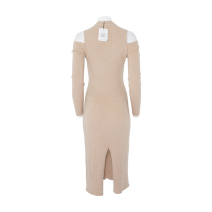 LITA by Ciara Women's Cable Strapped Dress in Doe