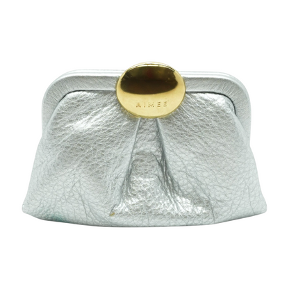 Silver Card Case Wallet