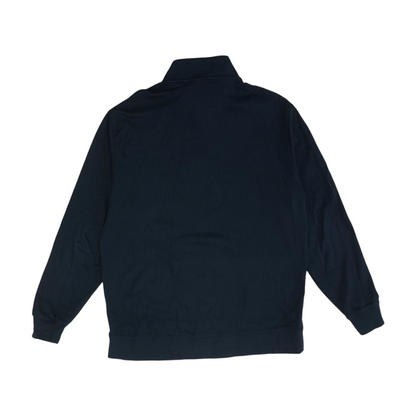 Navy Print 1/4 Zip Pullover