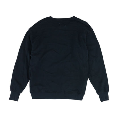 Black Graphic Sweatshirt Pullover