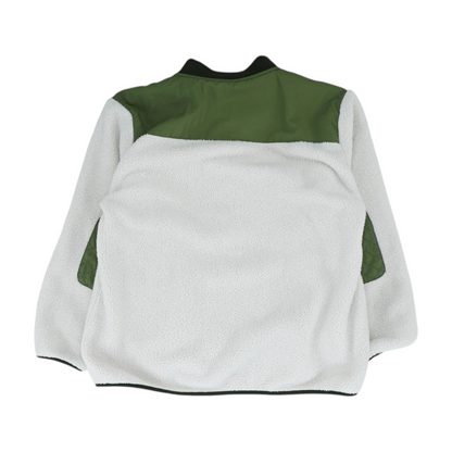 Beige Color Block Jacket