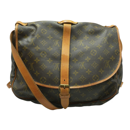 Brown Saumur 35 Shoulder Bag