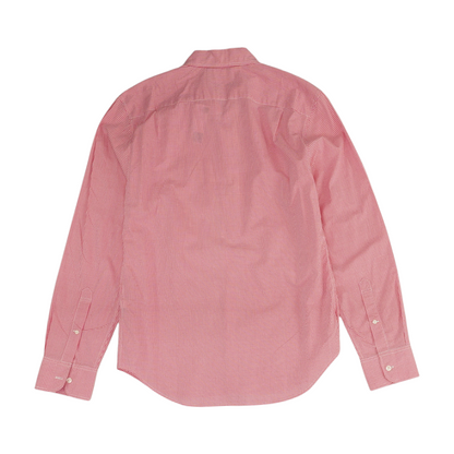 Pink Check Long Sleeve Button Down