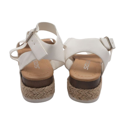 Theme Platform White Sandals