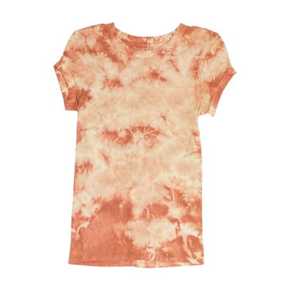 Rust Tie-Dye Blouse