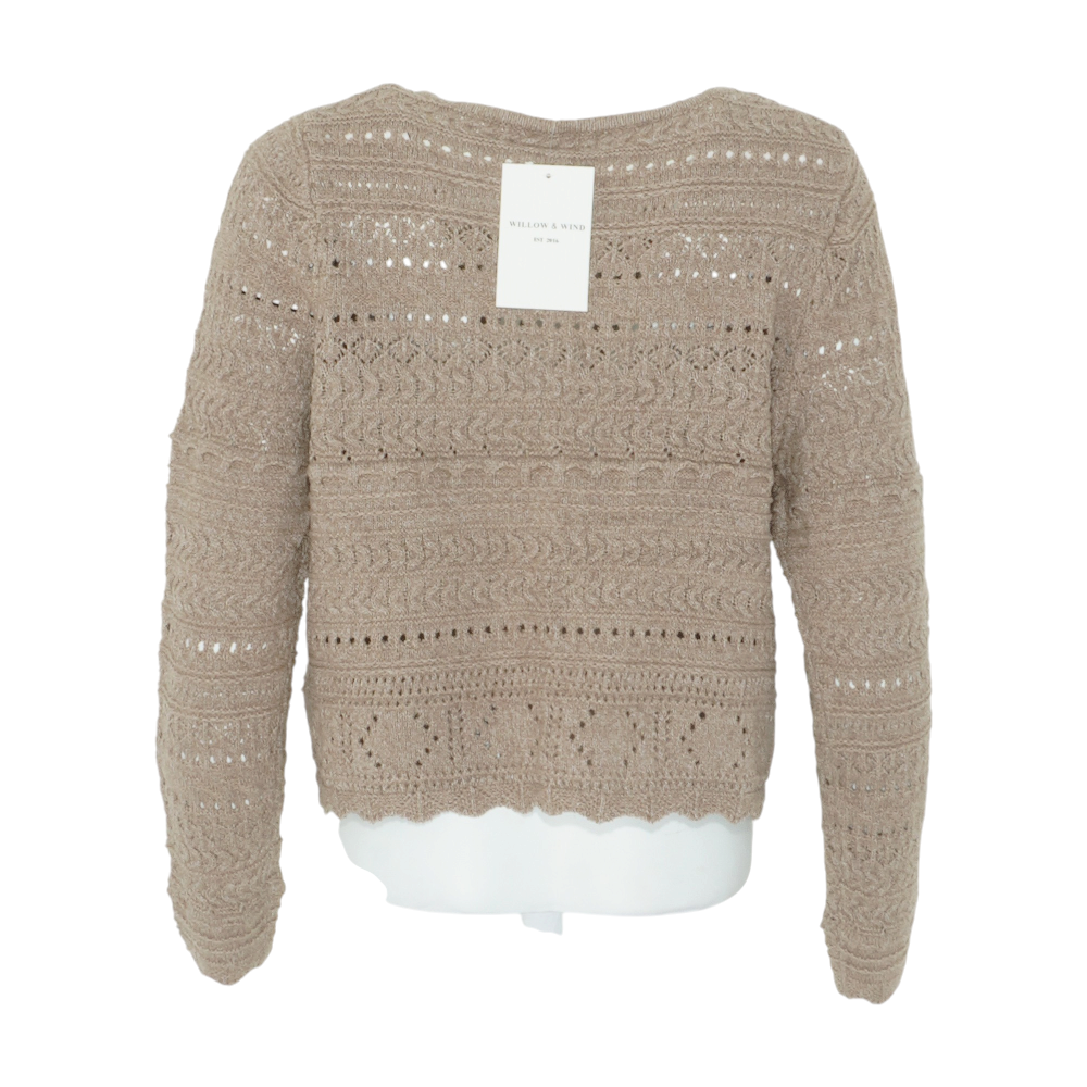 Brown Cardigan Sweater