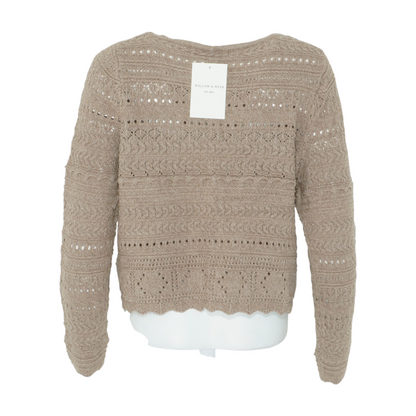 Brown Cardigan Sweater