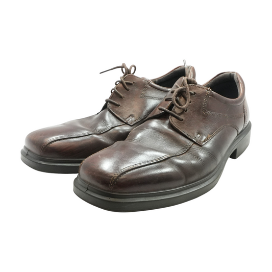 Brown Lace-Up Casual Shoes