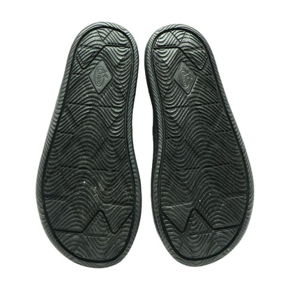 Black Tye Dye Rubber Chillos Slide