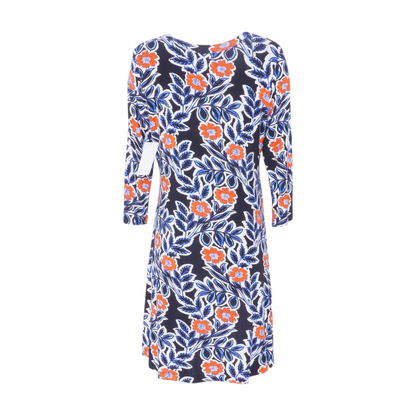 Black Floral Midi Dress
