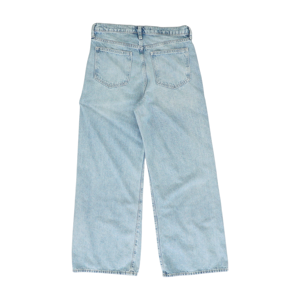 Blue Wide Leg Jeans