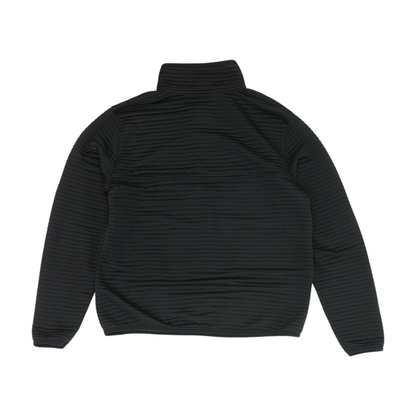 Black Solid 1/4 Zip Pullover