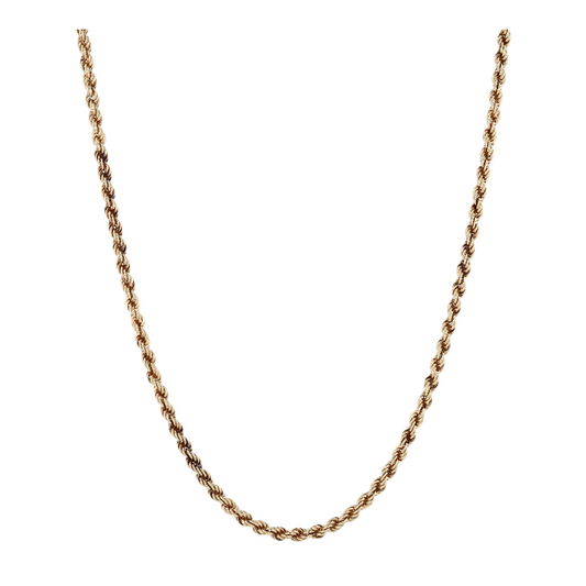 14K Yellow Gold Chain Necklace