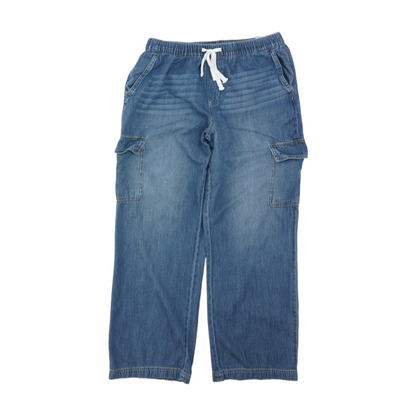 Blue Wide Leg Jeans