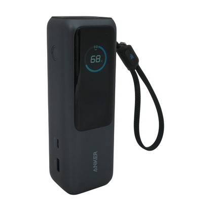 25K 65W Built-In and Retractable USB-C Power Bank