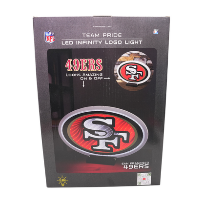 LED Infinity Logo Light - San Francisco 49ers