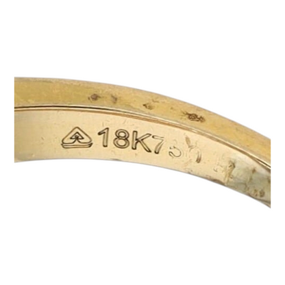 18K Yellow Gold Fashion Ring