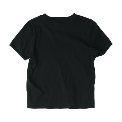 Black Solid T-Shirt