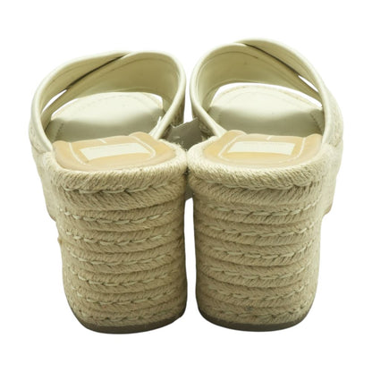 Beige Platform Heels