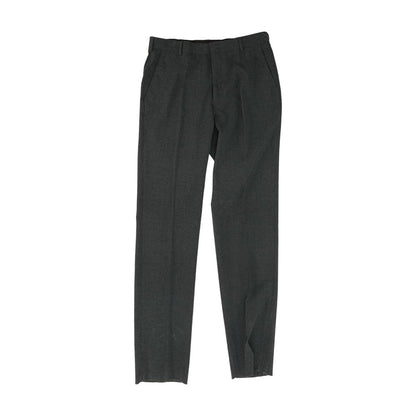 Charcoal Solid Dress Pants