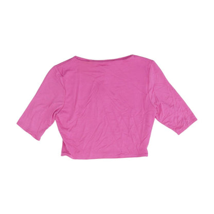 Pink Cropped T-Shirt