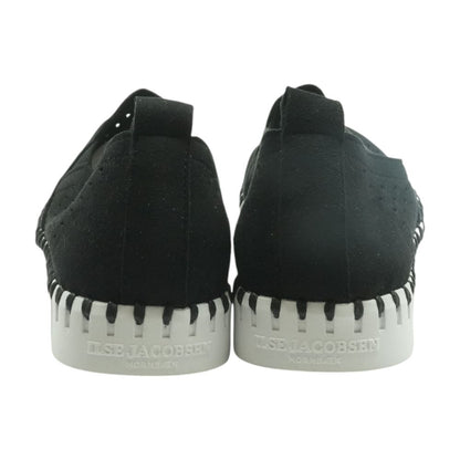 Black Boat Shoe Flats