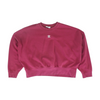 Magenta Solid Sweatshirt Pullover