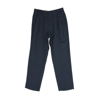 Black Solid Dress Pants