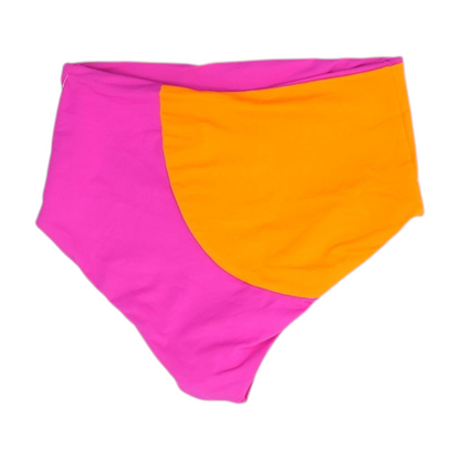 Pink Color Block Swim Bottom