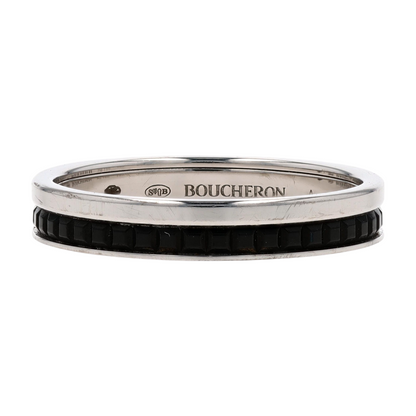 18K White Gold Band Ring