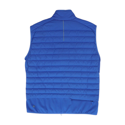 Blue Solid Active Vest