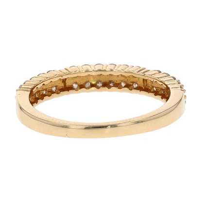 1/2 ctw 14K Yellow Gold Lab Grown Diamond Band Ring