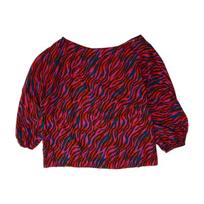Multi Plus Size Animal Print Blouse