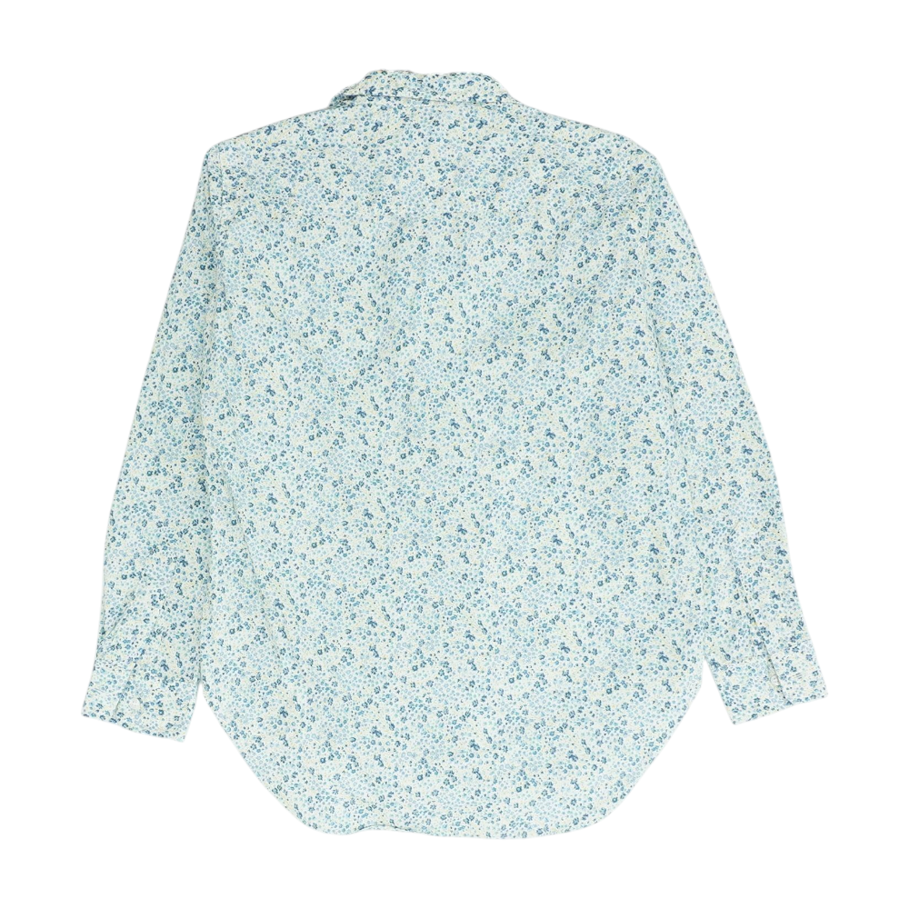 Blue Floral Button Down