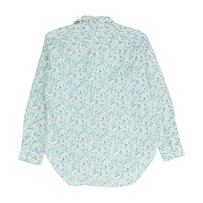 Blue Floral Button Down