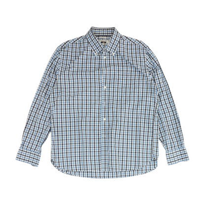 Blue Check Long Sleeve Button Down