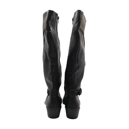 Black Knee-High Boots