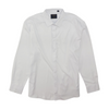 White Solid Long Sleeve Button Down