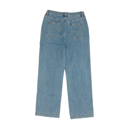 Blue Wide Leg Jeans