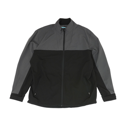 Black Color Block Jacket