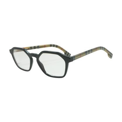 Black Geometric Prescription Eyewear