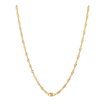 22K Yellow Gold Chain Necklace