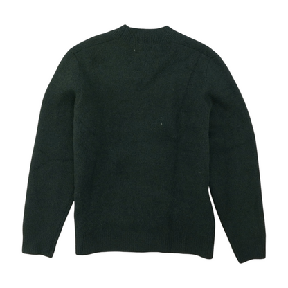 Gray Solid Cardigan Sweater