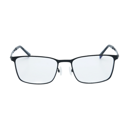 Black Lightec Square Prescription Eyewear