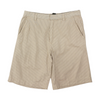 Beige Striped Casual Shorts