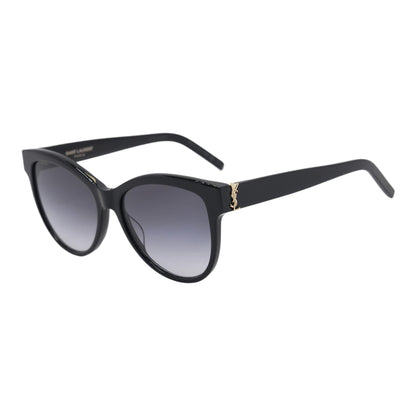 Yves Saint Laurent Black SL M107 Round Sunglasses – Image 1
